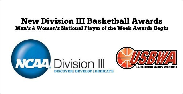 USBWA creates D3 National Basketball Player of the Week Award